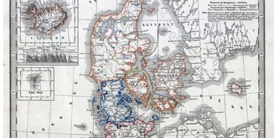 Gamle kart over danmark