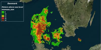 Kart over danmark klima 