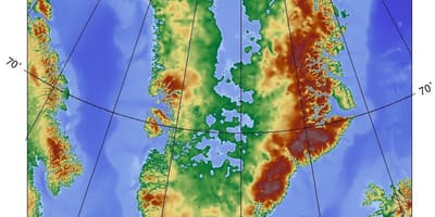 Kart over danmark topografiske
